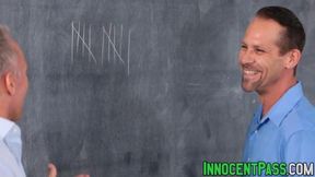 Cute Allora Ashlyn enjoys being plowed by two raging boners