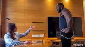 Petite Office MILF Assfucked by BBC