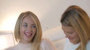 Abby Cross And Blake Eden Model On The Bed For Each Other