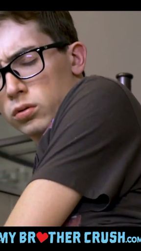 Nerdy Twink Step Brother Fucked By Straight Step Brother   Clip 1