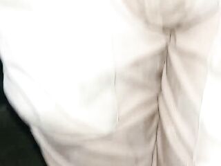 A cloth diaper juicy in urine, what a precious feeling