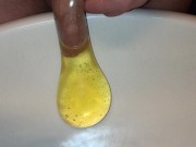 Pee in a condom