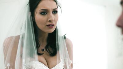 Gorgeous bride has her anal innocence taken away by a best man