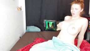 Haylee Love - Squirting Breast Milk Hitachi Orgasm