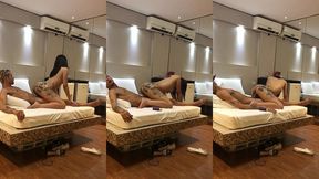 fudendo minha empregada escondido da minha esposa