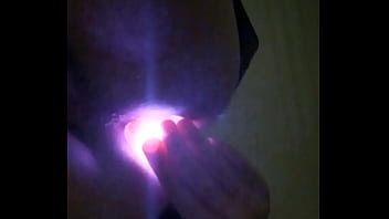 I stretch my prolapse and immediately start rubbing it.