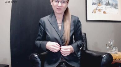 Nervous Secretary Interracial Seduction Role Play Julie Snow New 2019