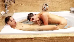 Jonny Montero Pierre Rubberax Ignite the Stall – Hot Shower Sex – GayXXX