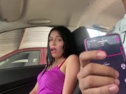 CAMINO A LA UNIVERSIDAD LE DOY EL CONTROL DE MI VIBRADOR AL CONDUCTOR DE LA APLICACION