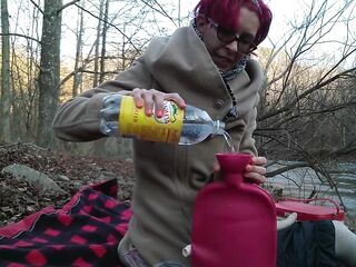 Outdoor cold enema