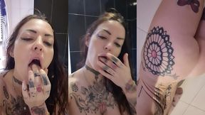 un bon reveil ou je me masturbe pour vous dans mon bain bonne journee