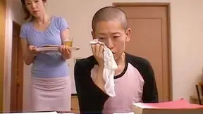 Sekiguchi Secret - StepMother Caught StepSon masturbating with her panties