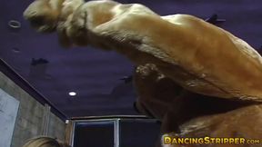 Sex crazed bachelorette babes take on strippers big dicks