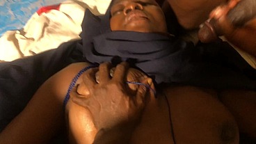 Threesome with street Muslim girl on Hijab