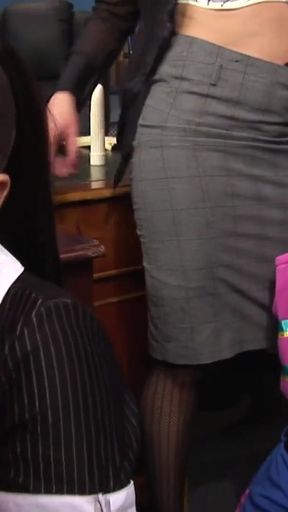 Must-share moment from "Sensual blowjobs lead to group sex with multiple busty brunette MILFs"