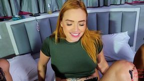 Triple Footjob, part 1, by Qween, Mibby, Manu Albertine and Slave, FULL HD