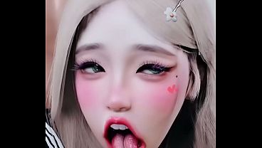 3D BBW milf got her wet pussy fucked so hard and squirting a lot