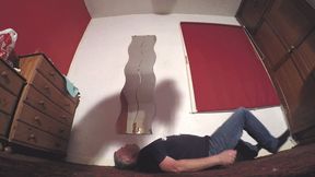 Sophie Dancing On Her Slave In Sneakers FLOOR CAM