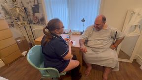 Part 1:- Matron Satana &amp; Mr Jones attends clinic for anal issues!