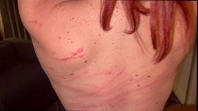 bullwhip on sofa - marks and aftercare