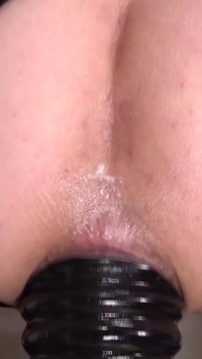 Iconic moment from &quot;Anal masturbation 03.2022 - Inserting 80mm compact dildo 4 -&quot;