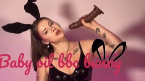 Baby oil bbc bunny