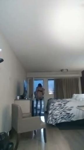 Risky hotel open door