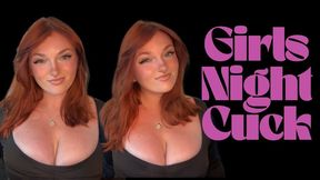 Girls Night Cuck - Cuckold Slave Training Human ATM Wallet Chastity Device Caged Orgasm Control Denial Verbal Humiliation Goddess Worship