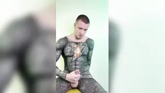 Muscular hunks enjoy body paint and hardcore anal fucking