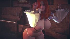 LOL's redhead Miss Fortune gets her ass fucked at the bar