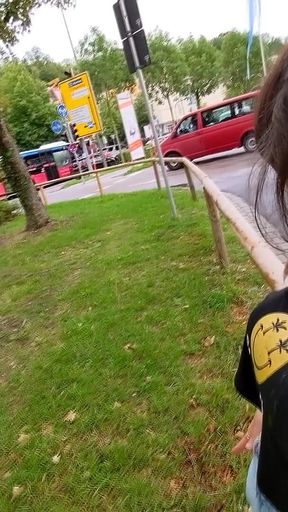 Tranny Get's Facial After Blowjob in Car! Public Presentation Proudly in the City!! POV
