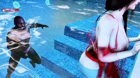 Pixelated Beauty with Dangerous Curves- 3D Animation Hentai