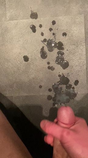 Jerking with sperm wet!