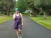 Seattle Ganja Goddess the Queen of Pussy Pops sucking lollipops: Cemetery Halloween licking candy