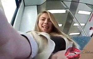 Masturbating on the train
