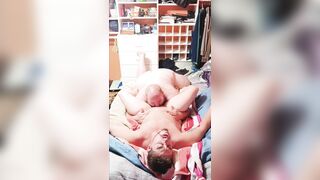 Daddy Eating His Cum Out of Me