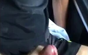 Powerman666's Big Cock Milked in His Car