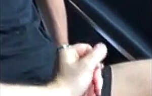 Powerman666's Big Cock Milked in His Car