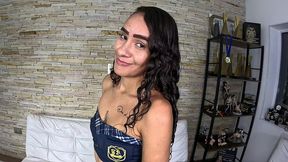 a novinha pernambucana leva ferro e gozada na cara - eva damarte