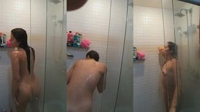 banho quentinho de porra