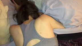 Mature mom enjoys deep penetration and creamy release