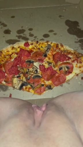 Must-see moment from &quot;PIZZA TEEN MASTURBATION -KINKY FOOD FETISH-FEMALE WEIRD ARAB PORN-REAL ORGASM- AMATEUR- ARABIAN&quot;