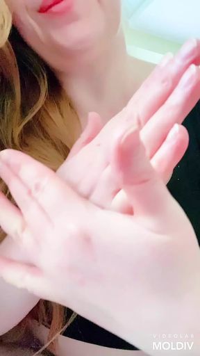 My hands show