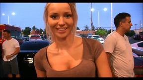 I've watched sexy blonde at party! Check out what she did on her own!