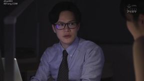 Rude boss and his secretary get intimate after a party night together