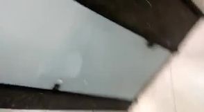 Friends Caught And Watching Couple While Fucking In Club Toilette