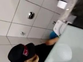 Friends Caught And Watching Couple While Fucking In Club Toilette