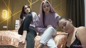 NICOLE and SARAH - Show us the size and depth of your mouth (4K)