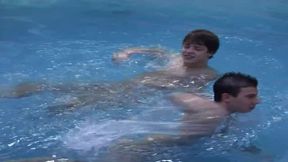 Twink Pool Party Ends in Cum Explosion - Bukkake, Deep Throats &amp; Orgy Chaos