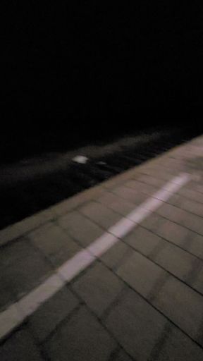 Cumming at the train station!!